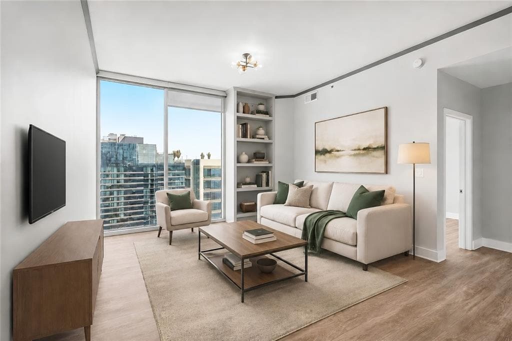 1 bedroom, 1 bathroom, 783 sq ft condominium for sale at 855 Peachtree Street 2906, Atlanta, GA 30308 — photo 3