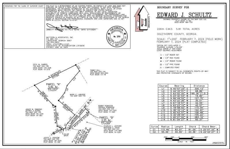 unimproved land for sale at 0 Labudde Lane, Colbert, GA 30628