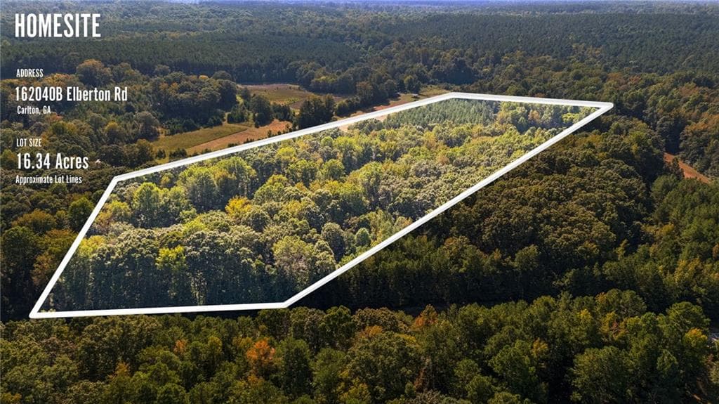 unimproved land for sale at 0 Elberton Road, Carlton, GA 30627