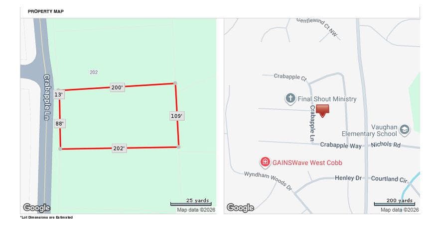 unimproved land for sale at 0 Crabapple Lane, Powder Springs, GA 30127 — photo 1 of 1