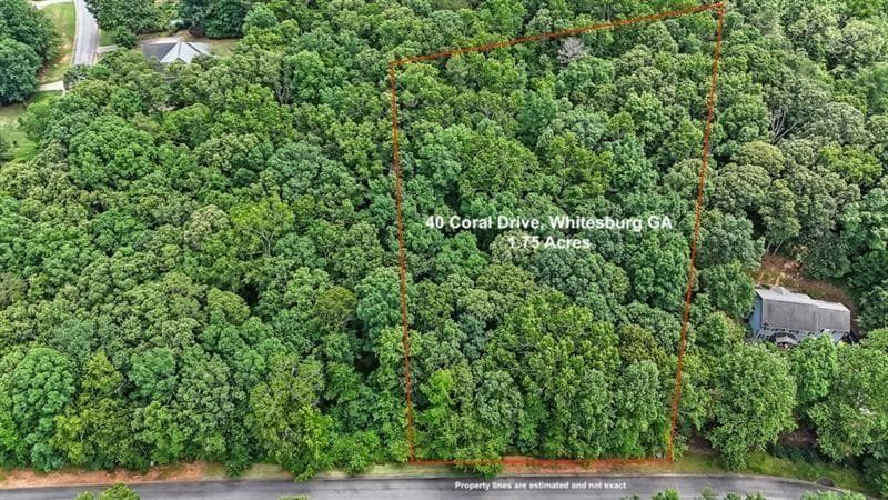 unimproved land for sale at 40 Coral Drive, Whitesburg, GA 30185 — photo 1 of 13