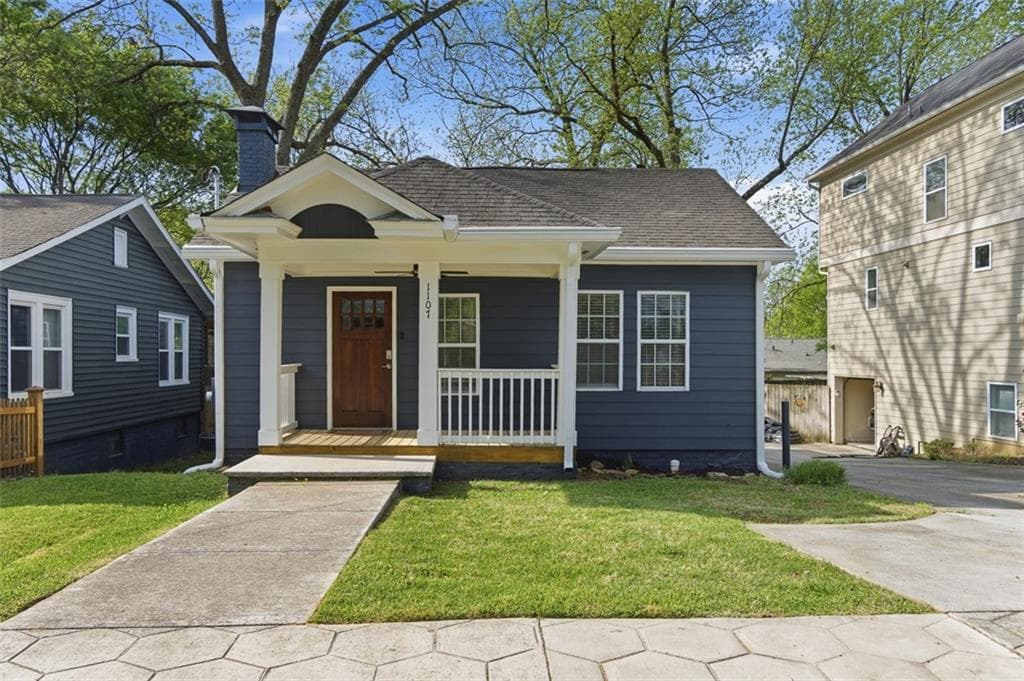 2 bedroom, 2 bathroom, 1,118 sq ft single family residence for rent at 1107 Hardee Street, Atlanta, GA 30307 for $3,500 a month — photo 1 of 39