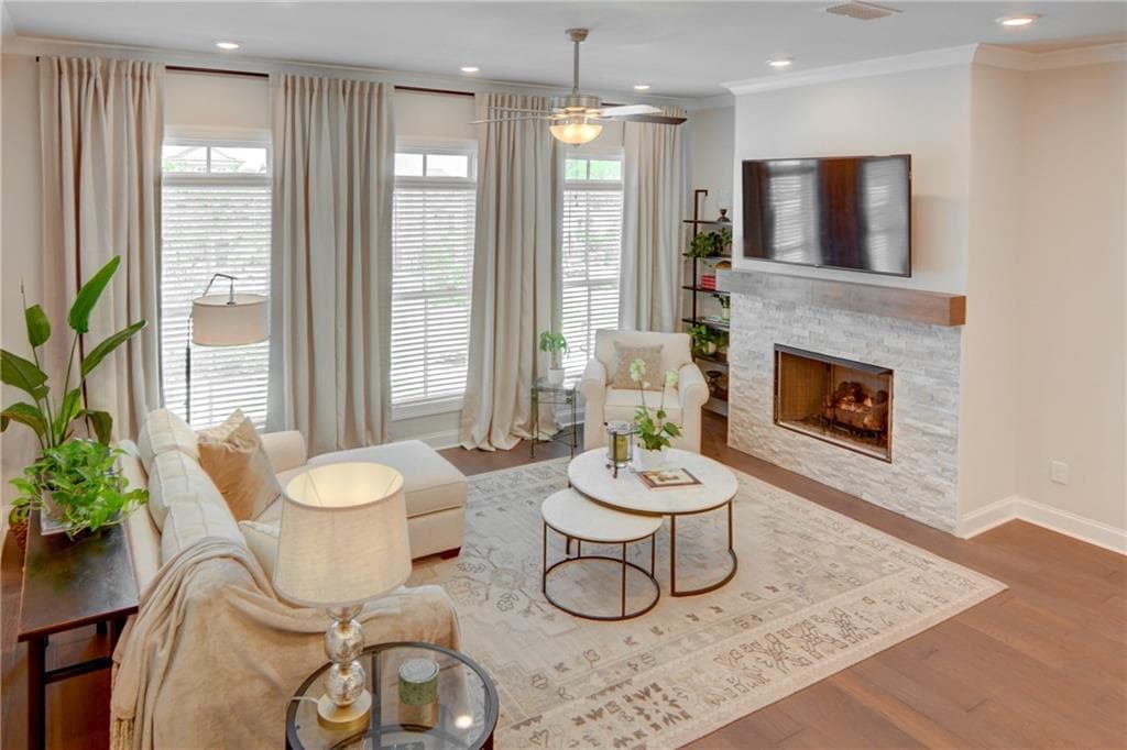 3 bedroom, 3 bathroom, 2,240 sq ft townhouse for sale at 4651 Lanarc Drive, Peachtree Corners, GA 30092 — photo 9