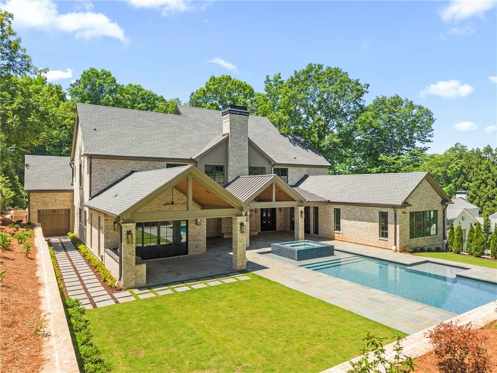 6 bedroom, 8 bathroom, 10,644 sq ft single family residence for sale at 95 Blackland Road, Atlanta, GA 30342