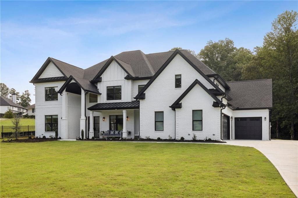 6 bedroom, 6 bathroom, 6,354 sq ft single family residence for sale at 3459 Camp Branch Road, Buford, GA 30519