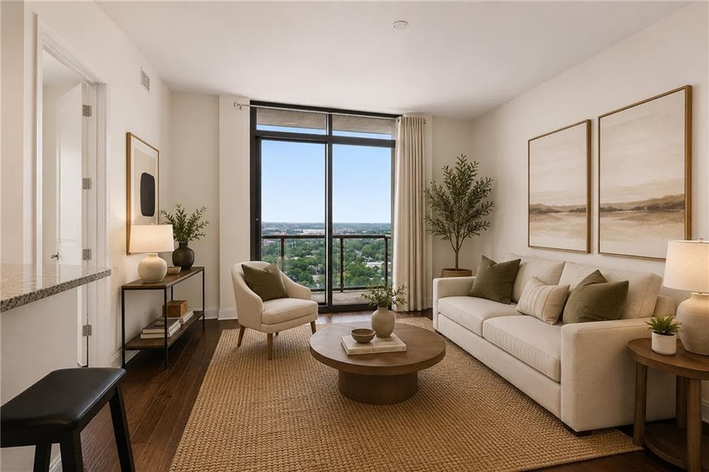 1 bedroom, 2 bathroom, 1,244 sq ft condominium for sale at 270 17th Street 3205, Atlanta, GA 30363 — photo 3