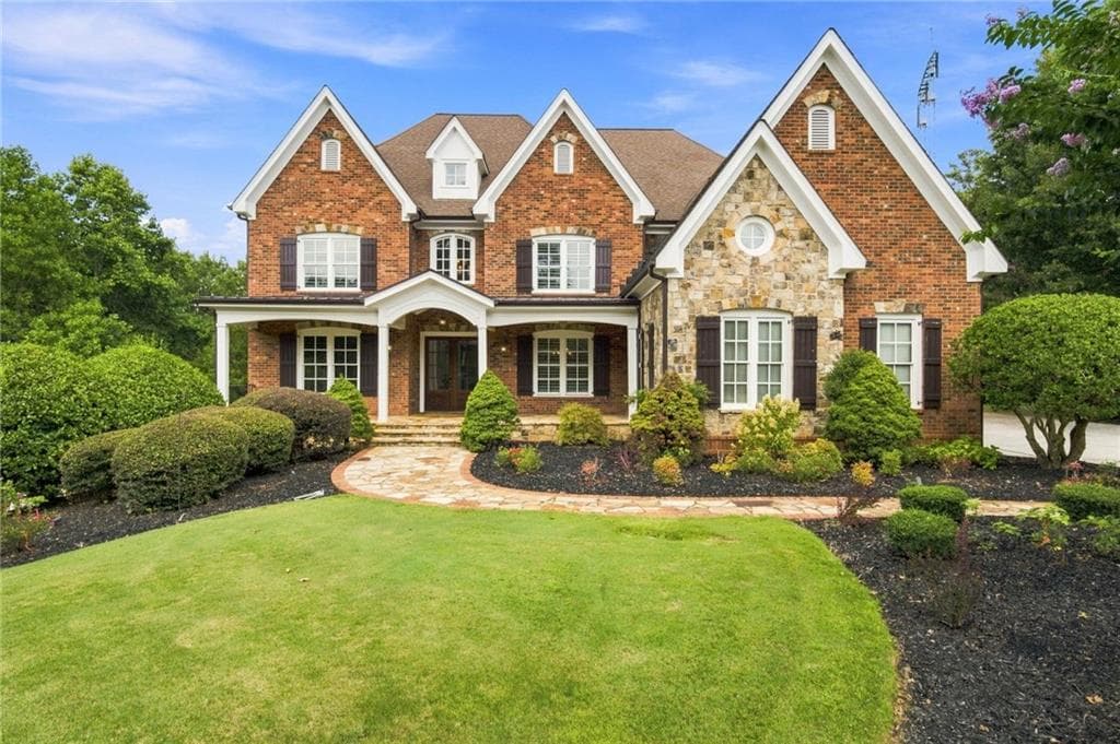 6 bedroom, 7 bathroom, 7,391 sq ft home for sale at 15859 Winterfield Way, Milton, GA