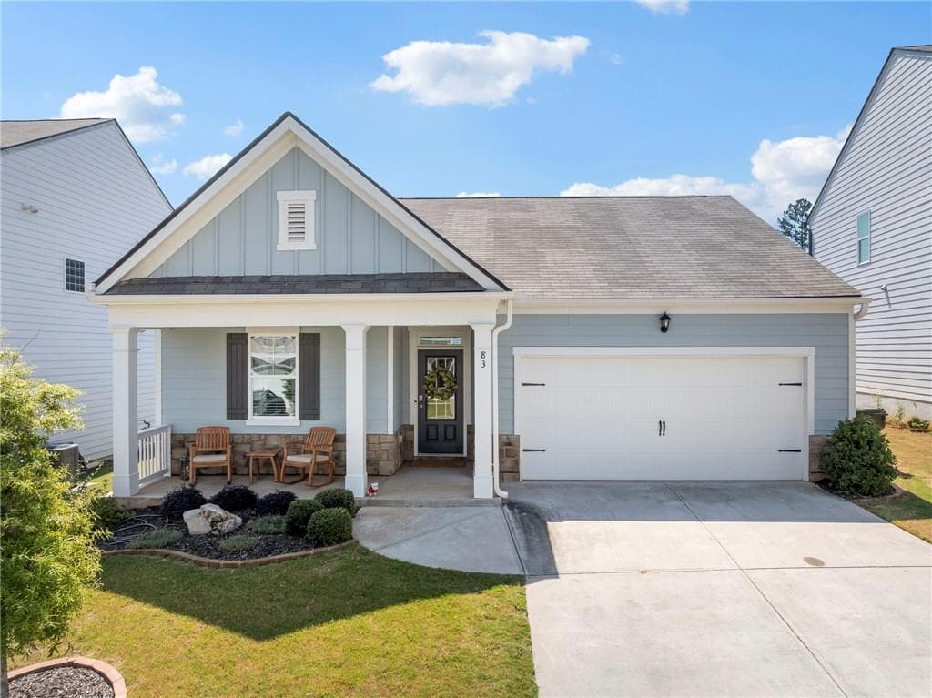 4 bedroom, 2 bathroom, 1,786 sq ft single family residence under contract at 83 Fernbrook Trail, Dawsonville, GA 30534