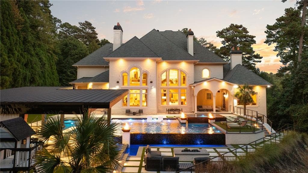 7 bedroom, 10 bathroom, 11,013 sq ft single family residence for sale at 4870 Northside Drive, Sandy Springs, GA 30327 — photo 2