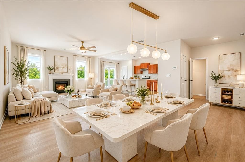 4 bedroom, 3 bathroom, 2,036 sq ft single family residence for sale at 44 Pointe Place, Dawsonville, GA 30534 — photo 3