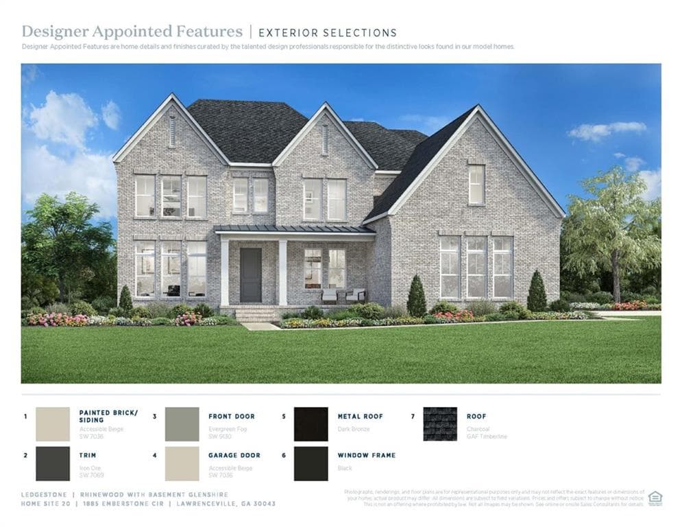 5 bedroom, 6 bathroom, 4,743 sq ft single family residence for sale at 1885 Emberstone Circle, Lawrenceville, GA 30043 — photo 2