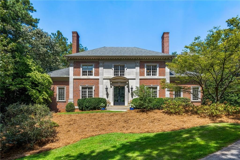 6 bedroom, 9 bathroom, 7,617 sq ft single family residence for sale at 4777 Riverview Road, Sandy Springs, GA 30327