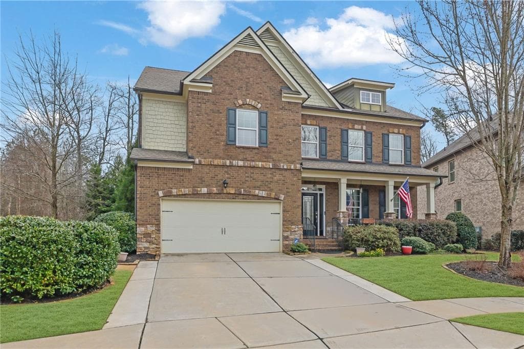 8 bedroom, 5 bathroom, 6,236 sq ft single family residence for sale at 2740 Augeron Court, Alpharetta, GA 30004