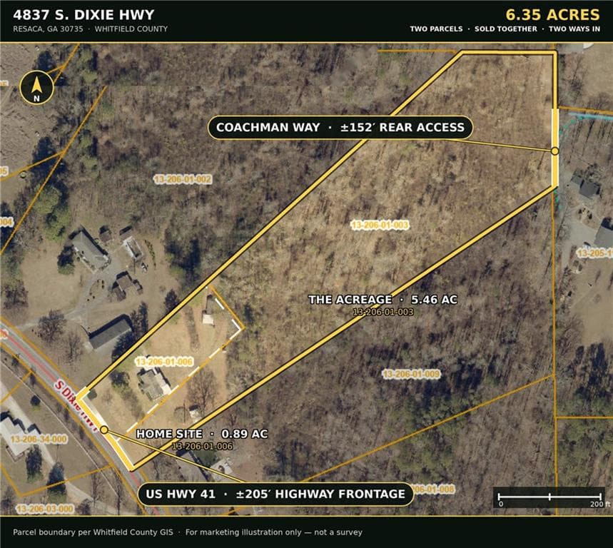3 bedroom, 2 bathroom, 1,415 sq ft single family residence for sale at 4837 S Dixie Highway, Resaca, GA 30735 — photo 2