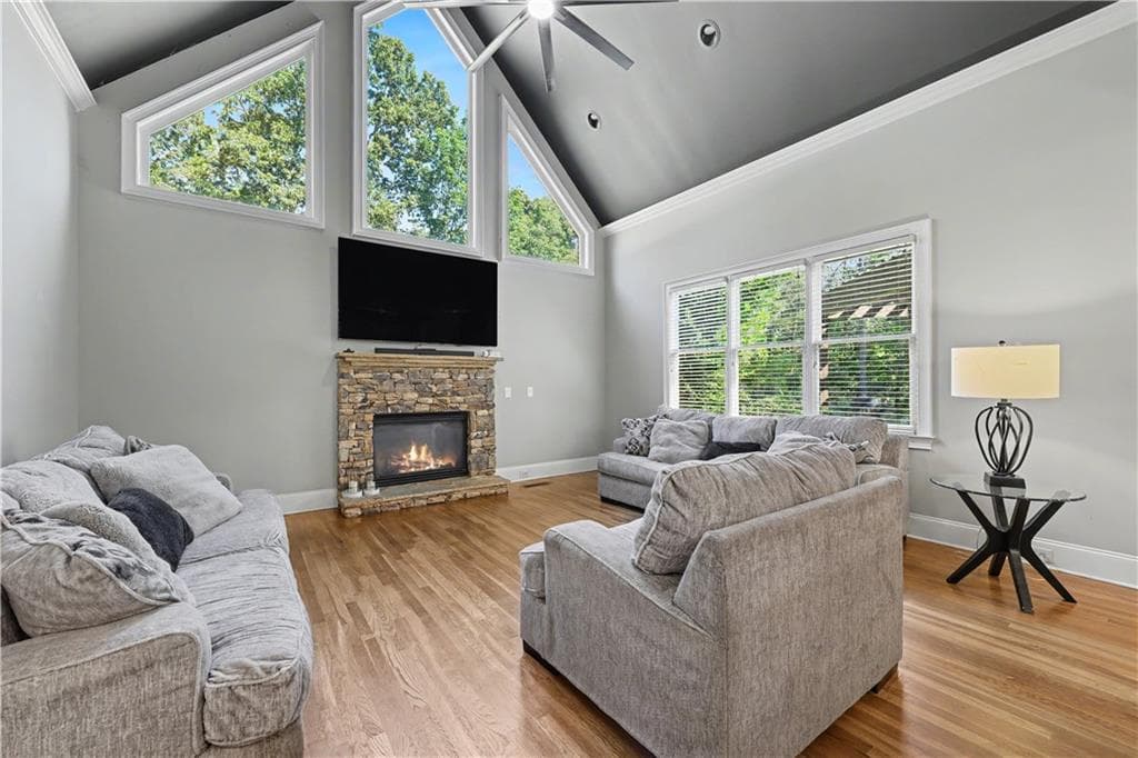 7 bedroom, 6 bathroom, 7,650 sq ft single family residence for sale at 8415 Glen Lake Drive, Cumming, GA 30028 — photo 10
