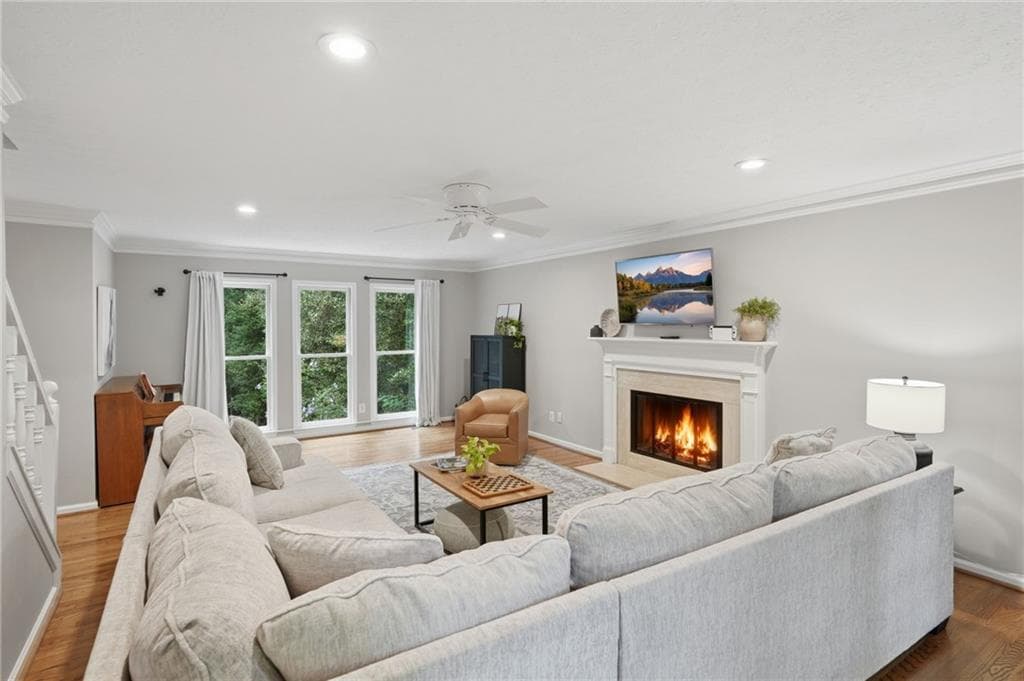 4 bedroom, 4 bathroom, 3,042 sq ft single family residence for sale at 643 Laufin Court, Lawrenceville, GA 30043 — photo 2