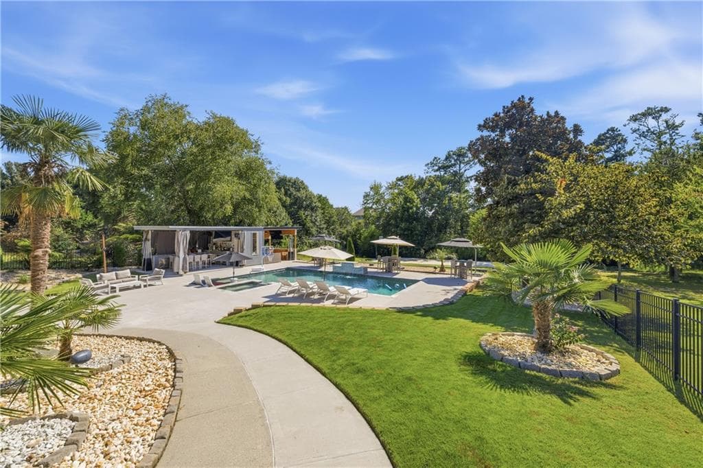 5 bedroom, 6 bathroom, 5,711 sq ft single family residence for sale at 2711 Trailing Ivy Way, Buford, GA 30519