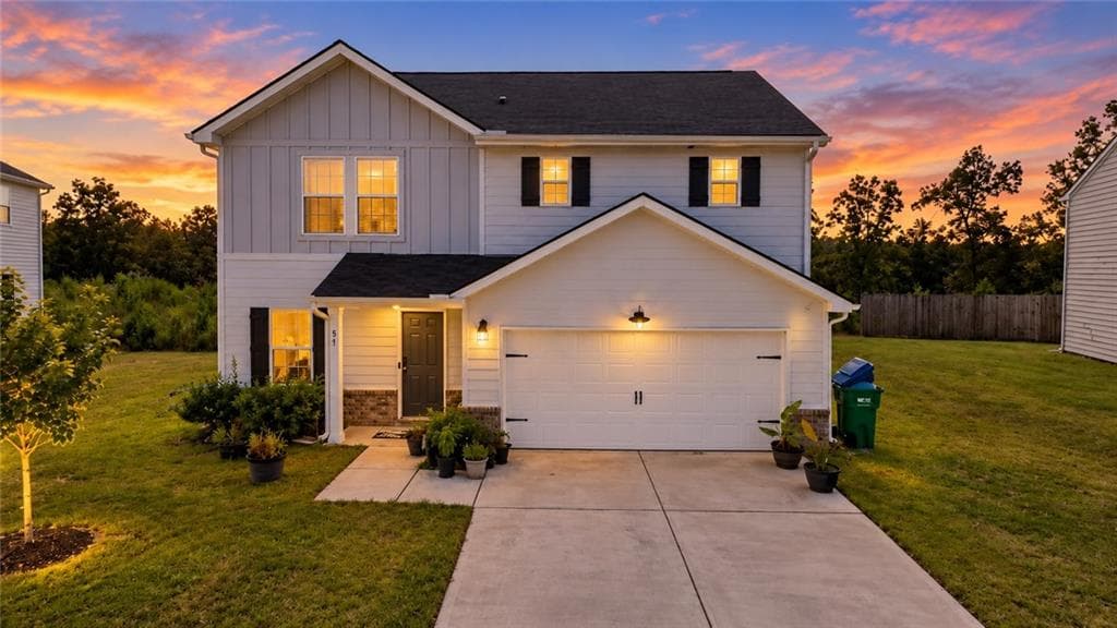 4 bedroom, 3 bathroom, 1,696 sq ft single family residence for sale at 51 Oxford Lane, Kingston, GA 30145