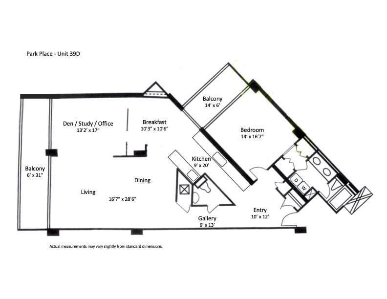 1 bedroom, 2 bathroom, 1,855 sq ft condominium for sale at 2660 Peachtree Road 39D, Atlanta, GA 30305 — photo 2