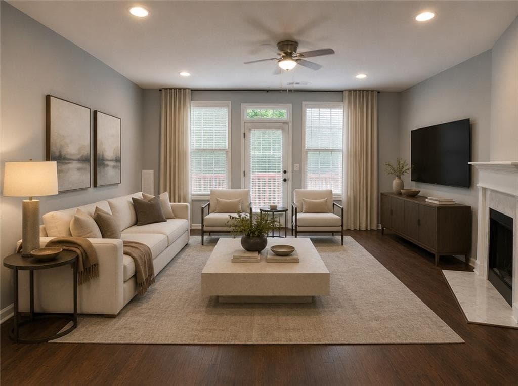 3 bedroom, 3 bathroom, 1,560 sq ft townhouse for sale at 185 Galecrest Drive, Milton, GA 30004 — photo 10