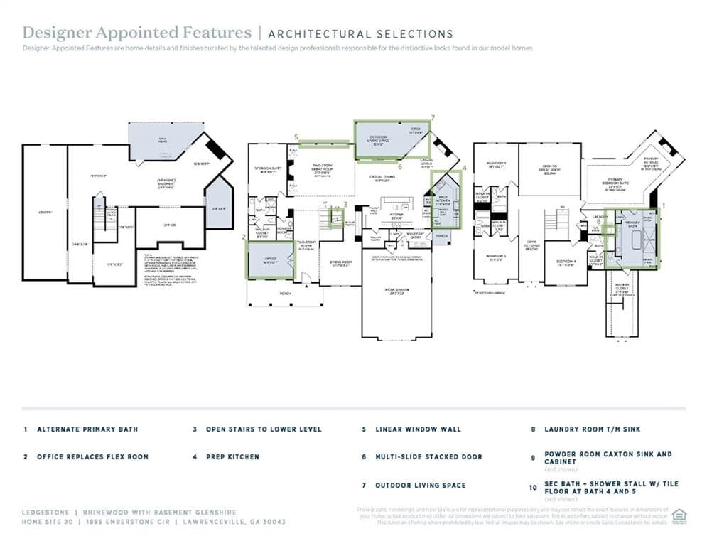 5 bedroom, 6 bathroom, 4,743 sq ft single family residence for sale at 1885 Emberstone Circle, Lawrenceville, GA 30043 — photo 3