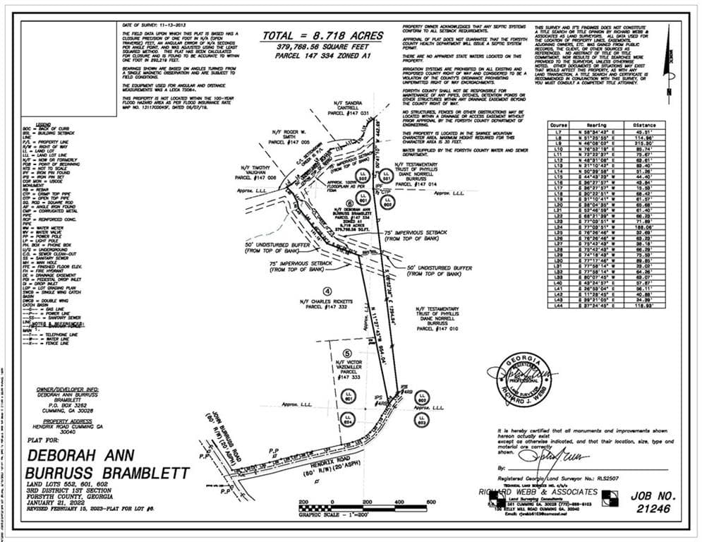unimproved land for sale at 0 Hendrix Road, Cumming, GA 30040 — photo 3