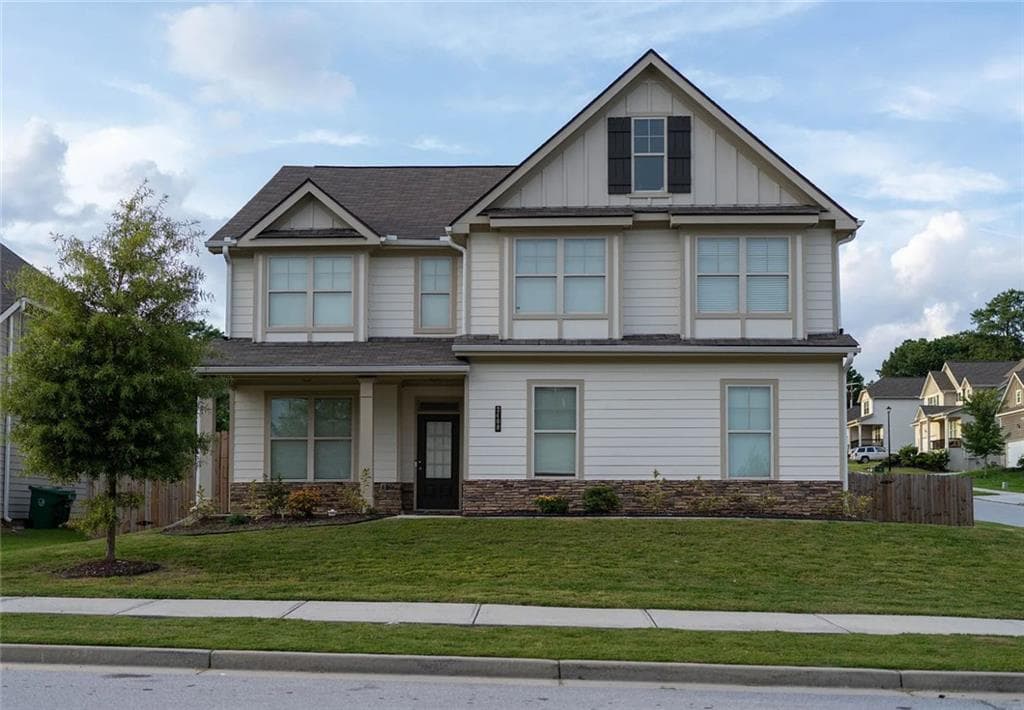 4 bedroom, 3 bathroom, 2,482 sq ft single family residence for rent at 2408 Haliard Way, Lithonia, GA 30058 for $2,600 a month — photo 1 of 15