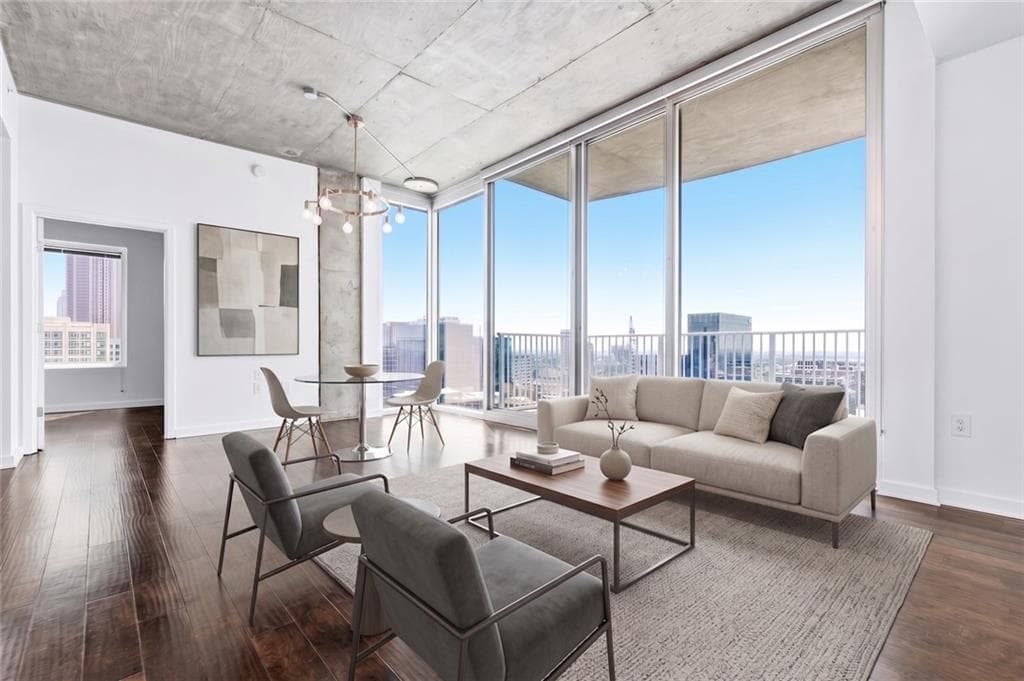 2 bedroom, 2 bathroom, 1,193 sq ft condominium for sale at 860 Peachtree Street 1918, Atlanta, GA 30308 — photo 1 of 36
