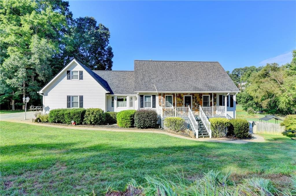5 bedroom, 5 bathroom, 5,155 sq ft single family residence for sale at 2100 Oak Village Lane, Lawrenceville, GA 30043