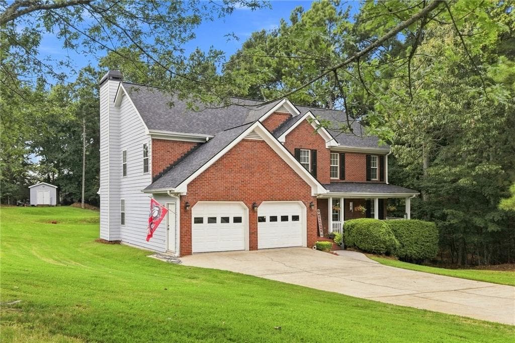 5 bedroom, 4 bathroom, 3,308 sq ft single family residence for sale at 5821 Silverthorn Drive, Flowery Branch, GA 30542