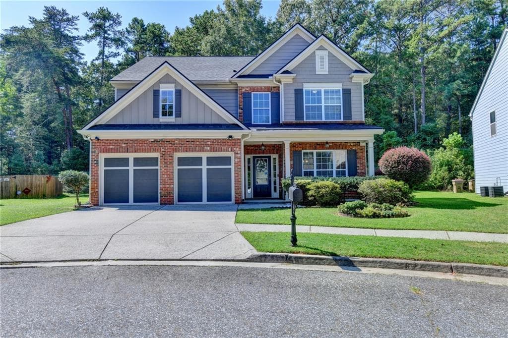 4 bedroom, 3 bathroom, 2,637 sq ft single family residence for sale at 3416 Big Leaf Court, Buford, GA 30519 — photo 1 of 48