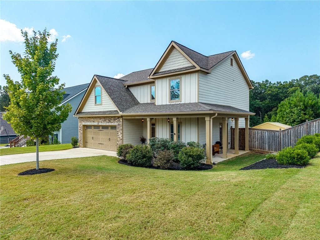 4 bedroom, 3 bathroom, 2,277 sq ft single family residence for sale at 467 Tom Avery Drive, Ball Ground, GA 30107 — photo 2