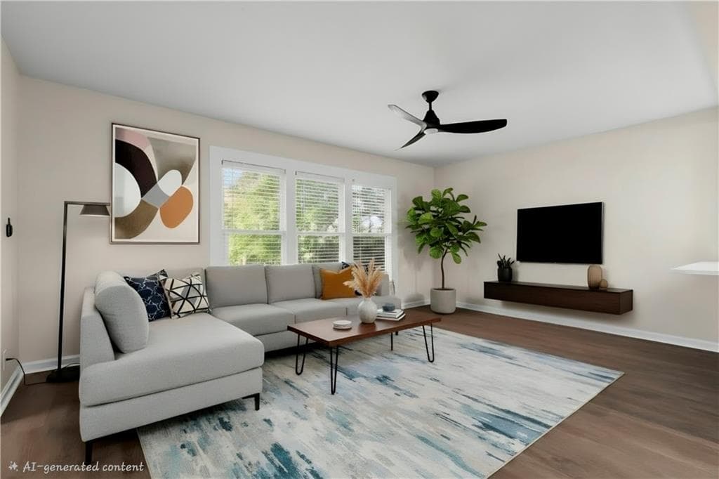 3 bedroom, 2 bathroom, 1,272 sq ft single family residence for sale at 220 Woods Drive, Marietta, GA 30060 — photo 3
