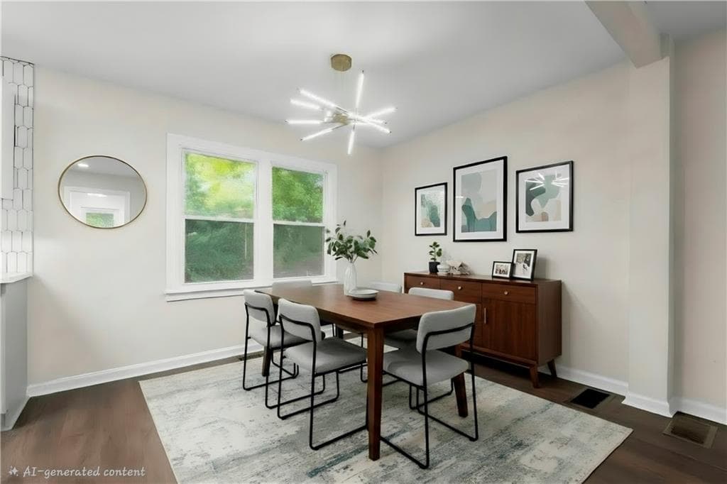 3 bedroom, 2 bathroom, 1,272 sq ft single family residence for sale at 220 Woods Drive, Marietta, GA 30060 — photo 5