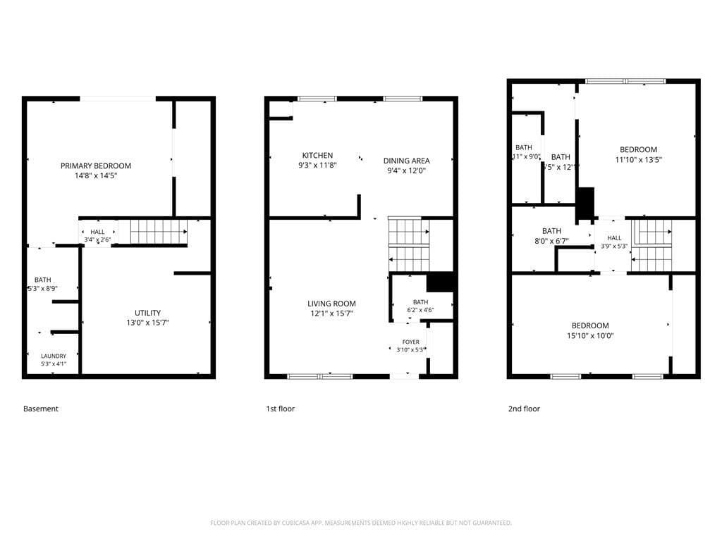 3 bedroom, 3 bathroom, 1,495 sq ft townhouse for sale at 2105 Fairways Court, Kennesaw, GA 30144 — photo 3