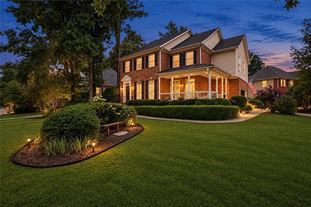4 bedroom, 4 bathroom, 3,853 sq ft single family residence under contract at 4202 Lansmoore Crossing, Suwanee, GA 30024