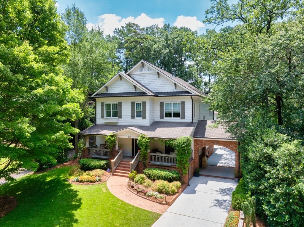 6 bedroom, 6 bathroom, 5,858 sq ft single family residence for sale at 615 Burke Road, Atlanta, GA 30305