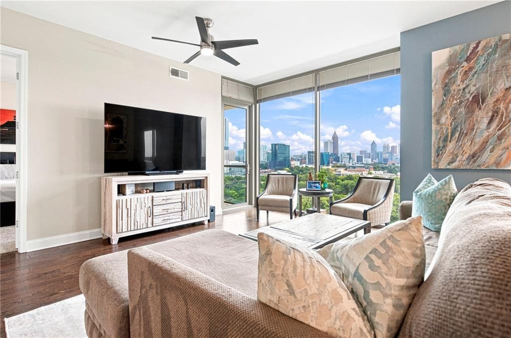 2 bedroom, 3 bathroom, 1,830 sq ft condominium for rent at 270 17th Street 1803, Atlanta, GA 30363 for $4,500 a month — photo 1 of 42