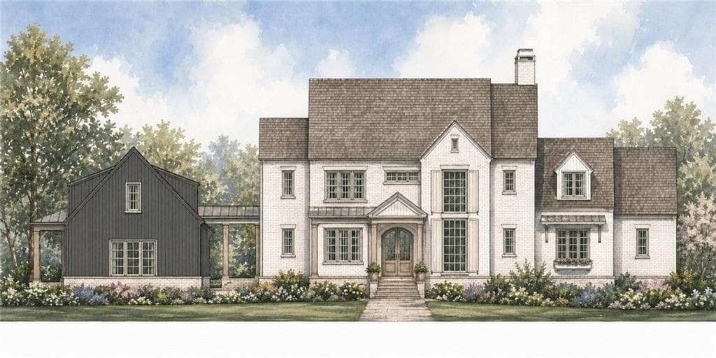 6 bedroom, 8 bathroom, 6,600 sq ft single family residence for sale at 195 Heatherton Lane, Milton, GA 30009 — photo 1 of 27
