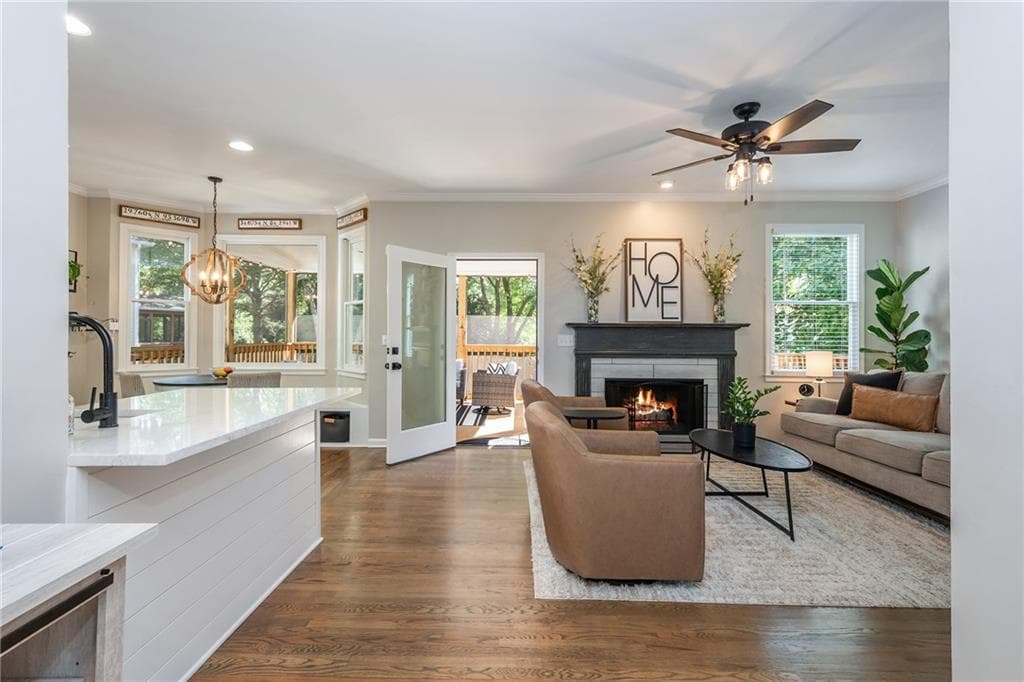5 bedroom, 5 bathroom, 3,506 sq ft single family residence for sale at 100 Cobblestone Way, Alpharetta, GA 30009 — photo 7
