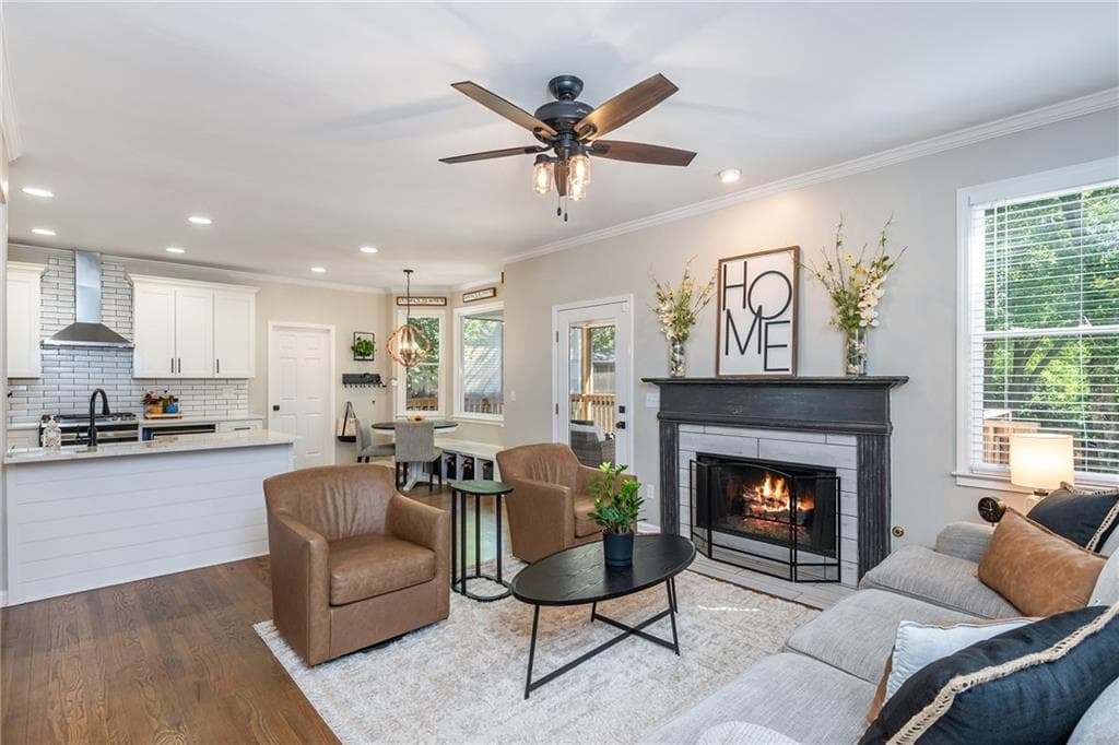 5 bedroom, 5 bathroom, 3,506 sq ft single family residence for sale at 100 Cobblestone Way, Alpharetta, GA 30009 — photo 9