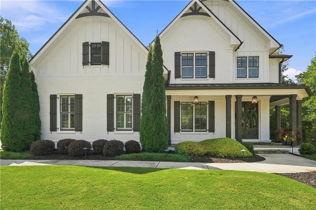 5 bedroom, 6 bathroom, 5,079 sq ft single family residence under contract at 6025 Pebblestone Lane, Cumming, GA 30040