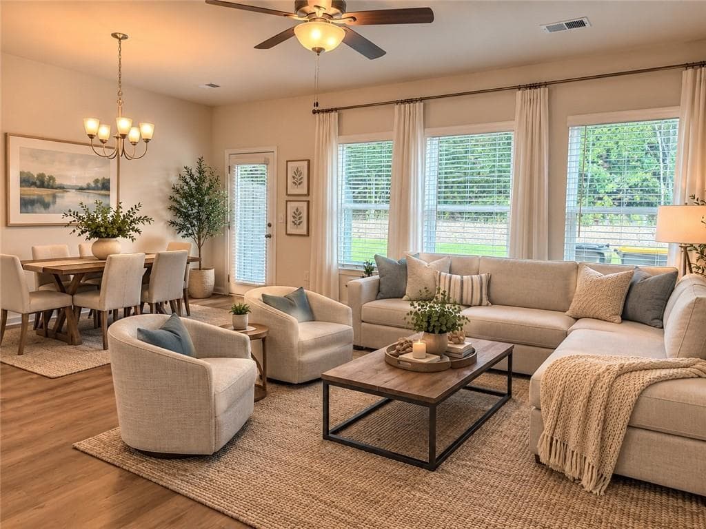 3 bedroom, 3 bathroom, 1,455 sq ft townhouse for sale at 102 Jaxton Street, Hoschton, GA 30548