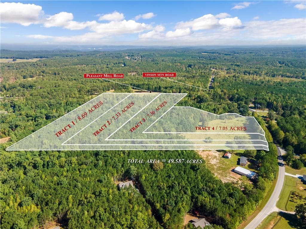 single family residence under contract at Tract1 Vinson Mountain Road, Rockmart, GA 30153