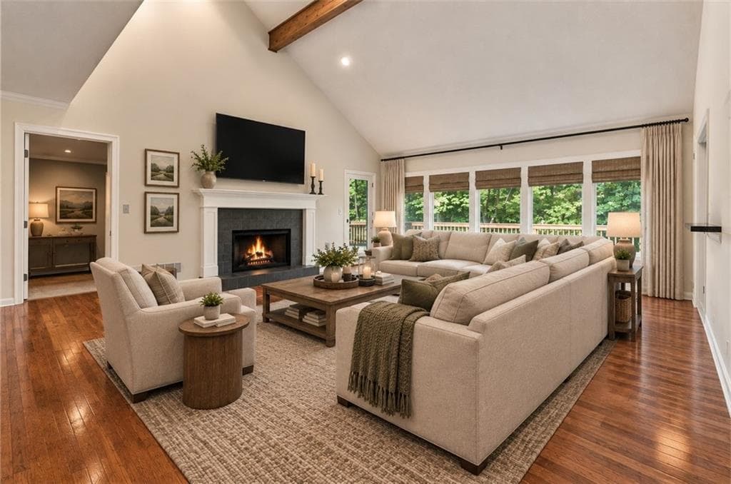 3 bedroom, 3 bathroom, 3,216 sq ft single family residence for sale at 715 LAKE TOP Way, Roswell, GA 30076
