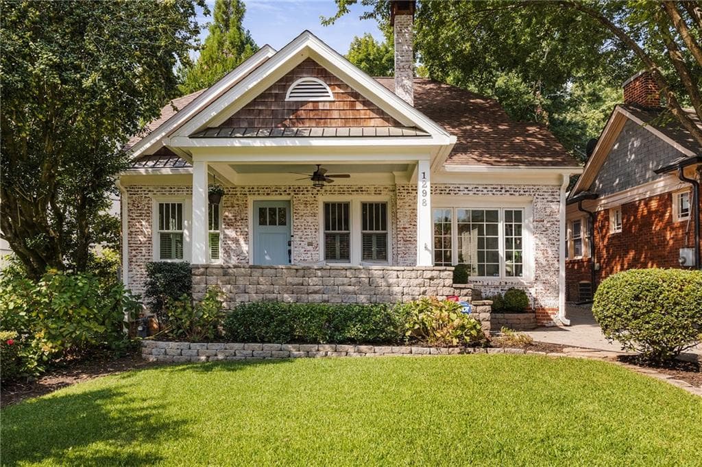 4 bedroom, 4 bathroom, 2,770 sq ft single family residence for sale at 1298 Lanier Boulevard, Atlanta, GA 30306