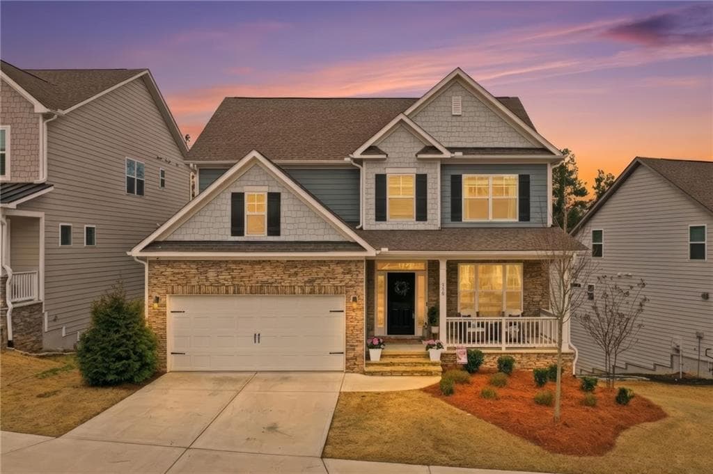 5 bedroom, 4 bathroom, 2,788 sq ft single family residence for sale at 338 Boundless Lane, Canton, GA 30114