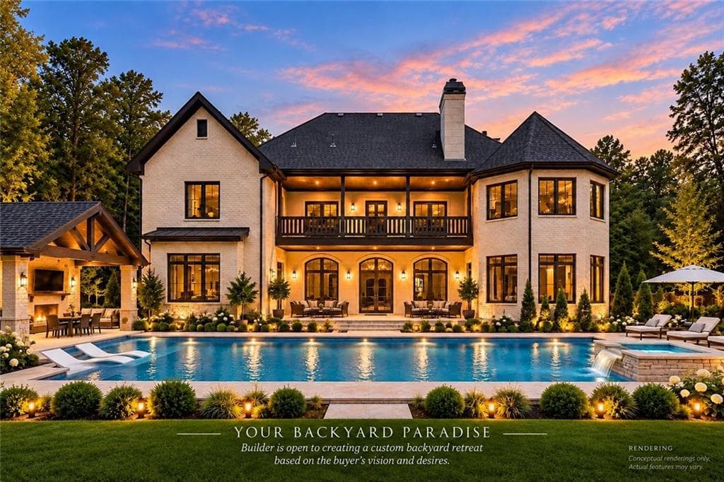 5 bedroom, 6 bathroom, 7,206 sq ft single family residence for sale at 10745 Shallowford Road, Roswell, GA 30075