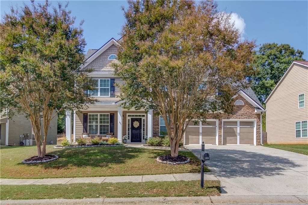 5 bedroom, 4 bathroom, 3,330 sq ft single family residence for sale at 1806 Madrid Falls Road, Braselton, GA 30517