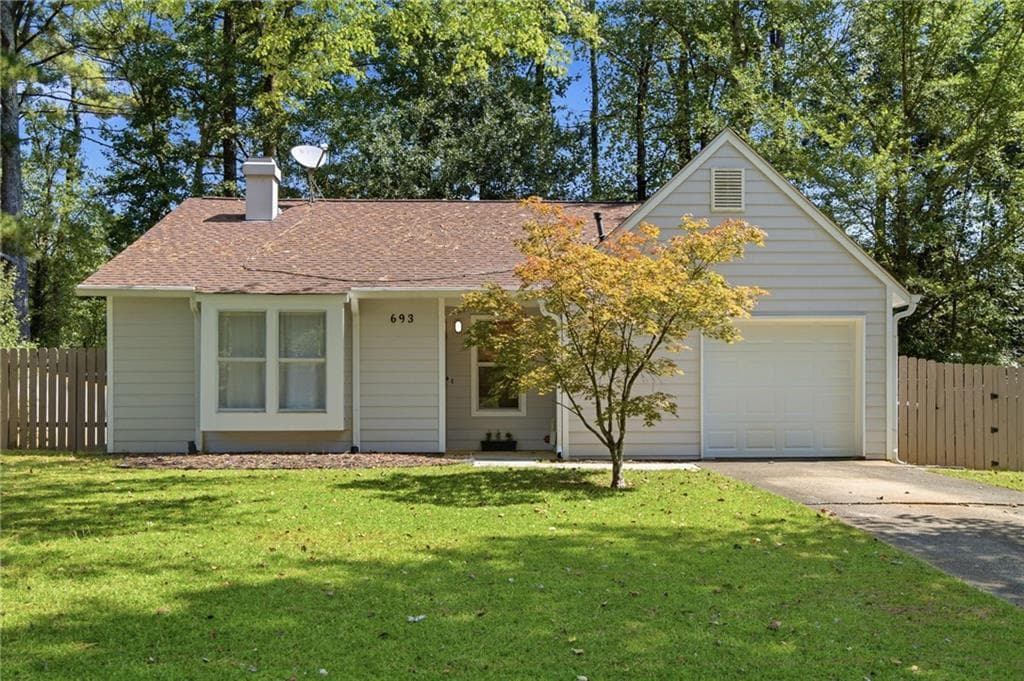 3 bedroom, 2 bathroom, 1,130 sq ft single family residence under contract at 693 Brandlwood Way, Lilburn, GA 30047